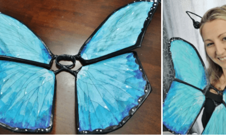 (2021) DIY Costa Rica Morpho Butterfly Costume